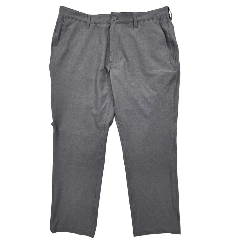 Bluffworks Envoy Lightweight Travel Pant Slim Fit Charcoal Gray Mens 36x28